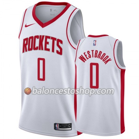 Camiseta Hombre NBA Houston Rockets Russell Westbrook 0 2019-20 Nike Association Edition Swingman